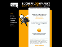 Tablet Screenshot of buecherfloohmarkt.de